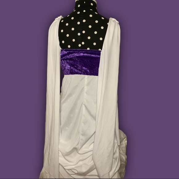 Rubie’s “Gods and Goddesses Roman Maiden” high-low costume white purple - Picture 2 of 4
